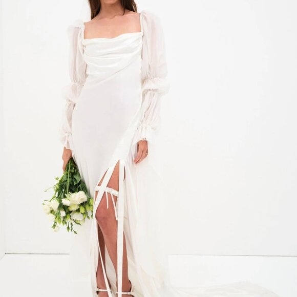 For Love and Lemons Willow Bridal Gown - Picture 4 of 10